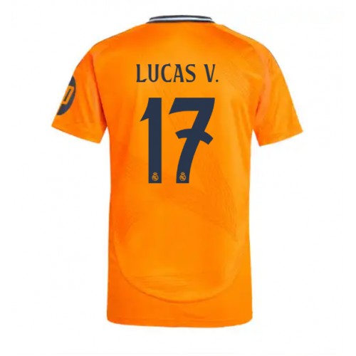 Fotbalové Dres Real Madrid Lucas Vazquez #17 Venkovní 2024-25 Krátký Rukáv